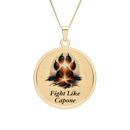 "Fight Like Capone" Pendant Necklace