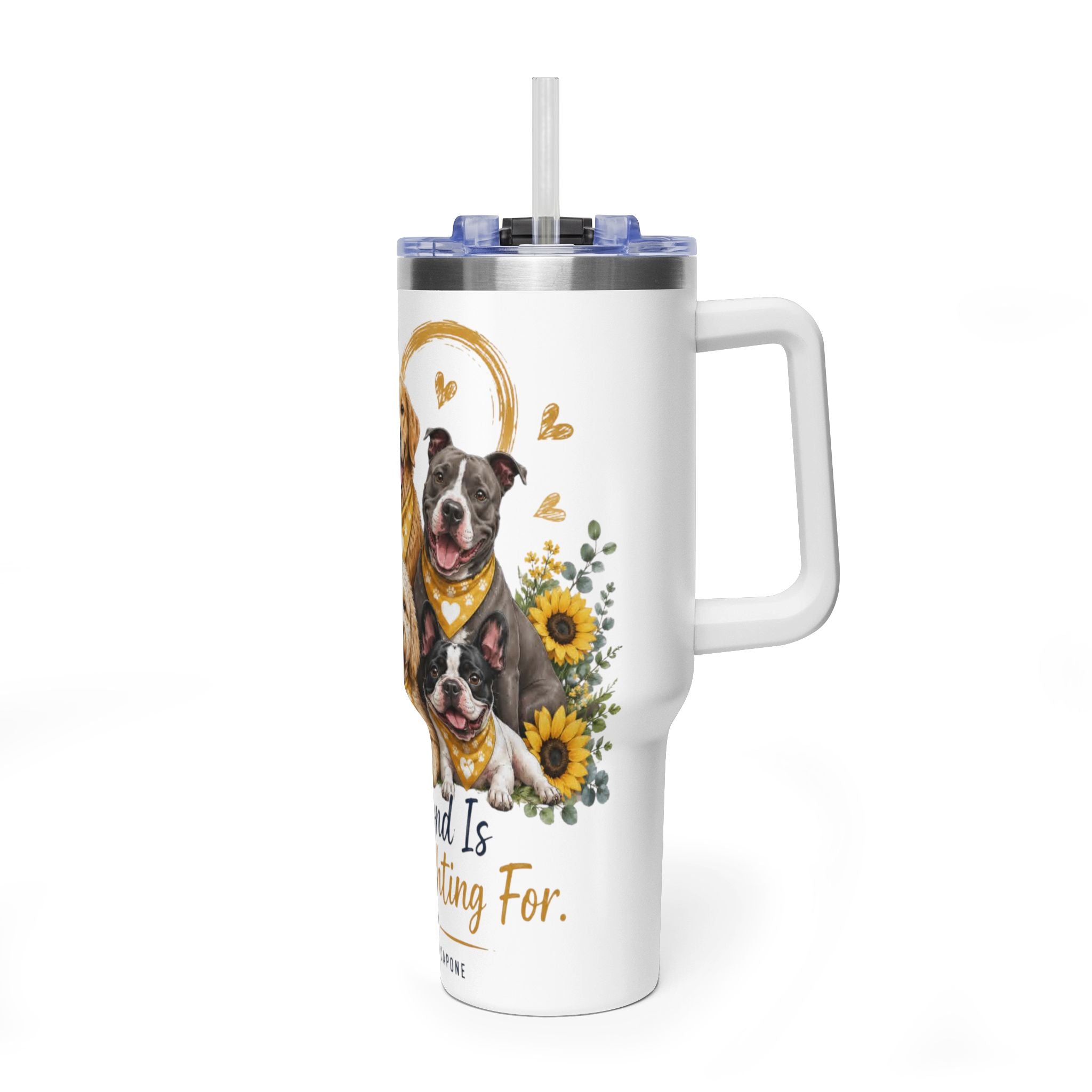 "The Bond Is Worth Fighting For" — 40oz Vacuum Tumbler