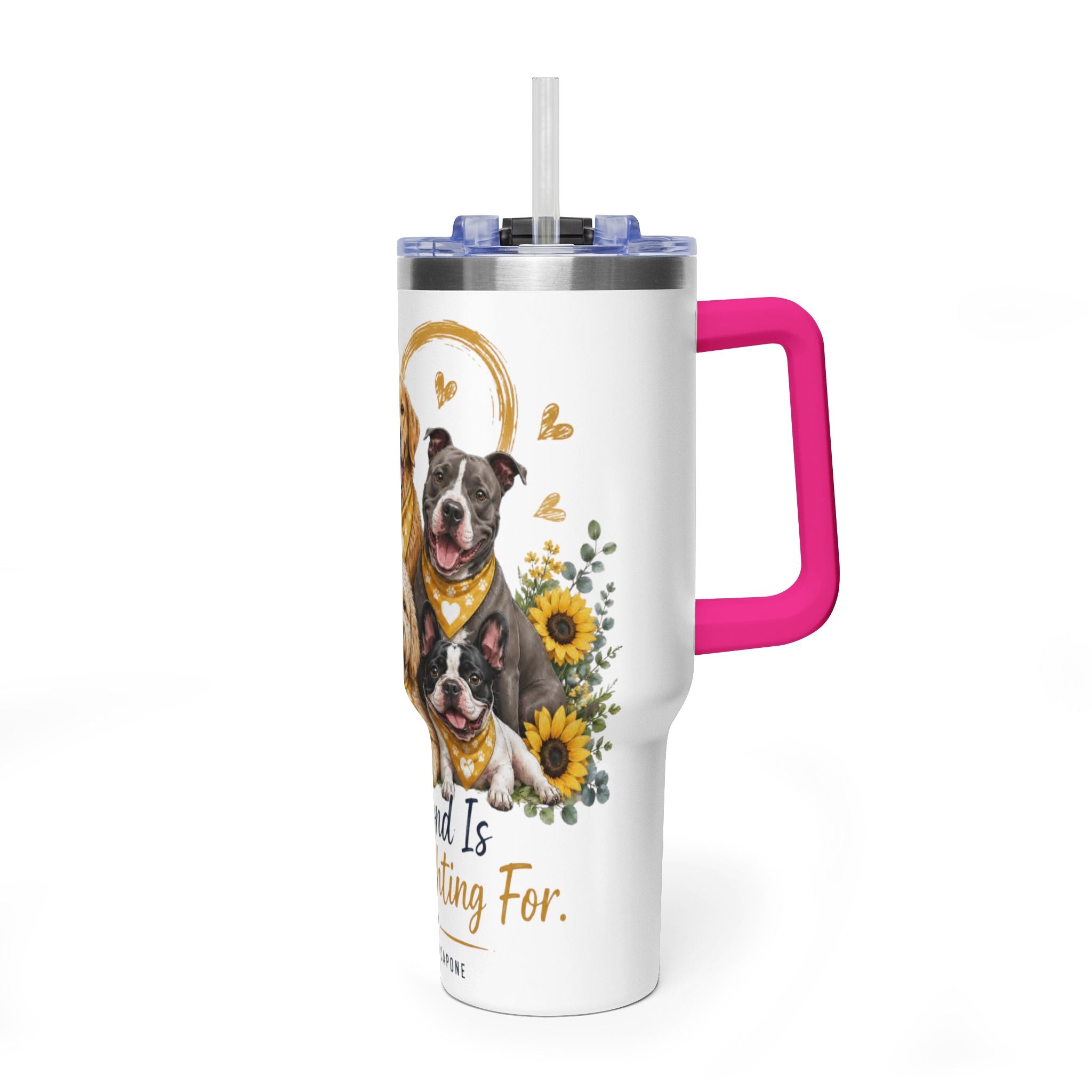 "The Bond Is Worth Fighting For" — 40oz Vacuum Tumbler