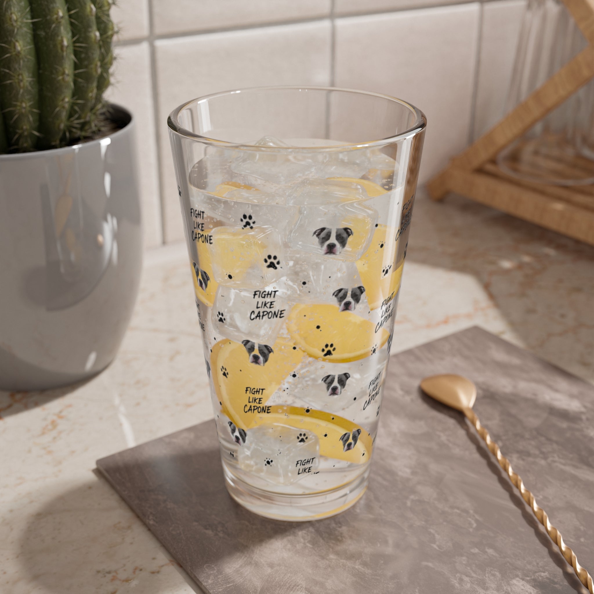 “Fight Like Capone” — 16oz Pint Glass