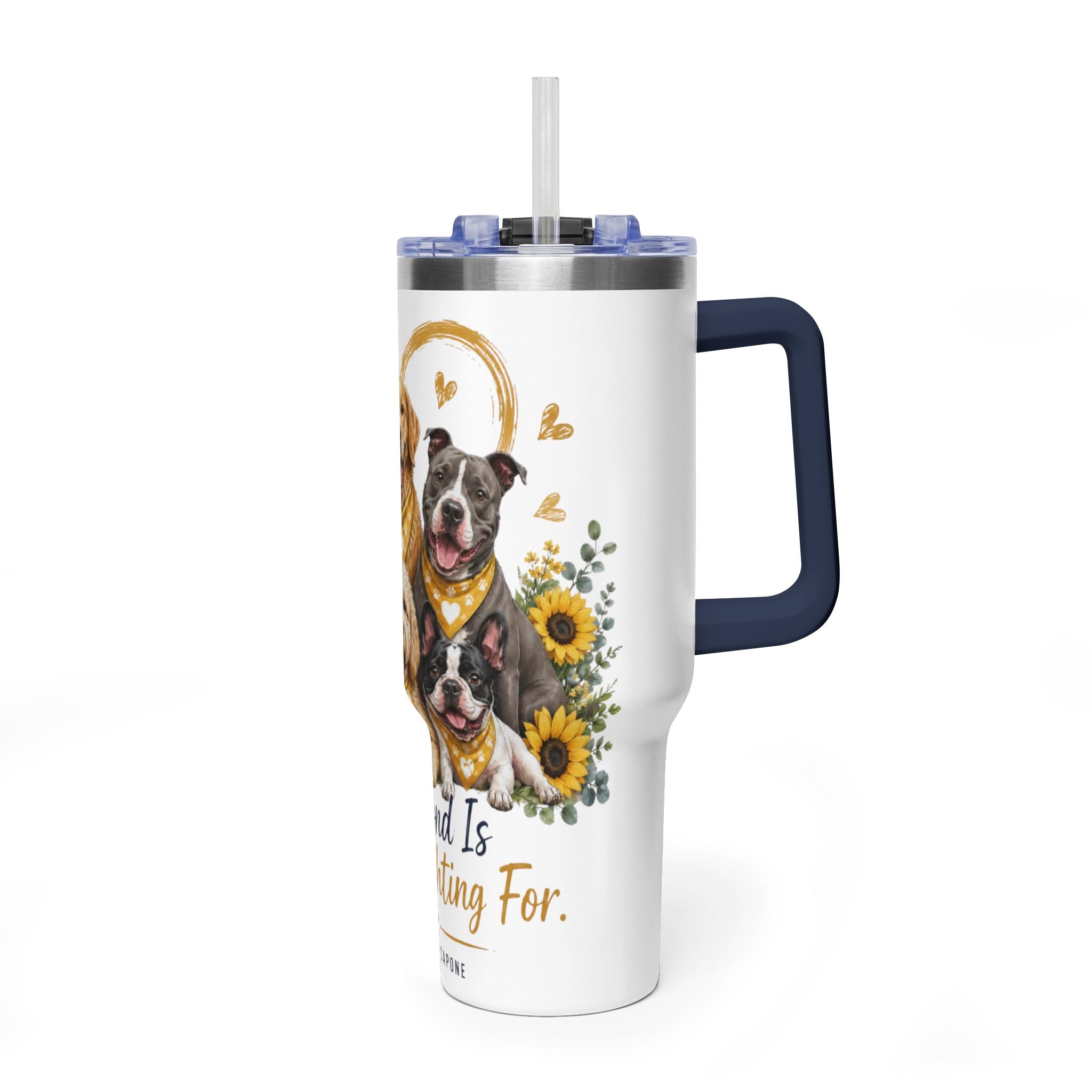 "The Bond Is Worth Fighting For" — 40oz Vacuum Tumbler