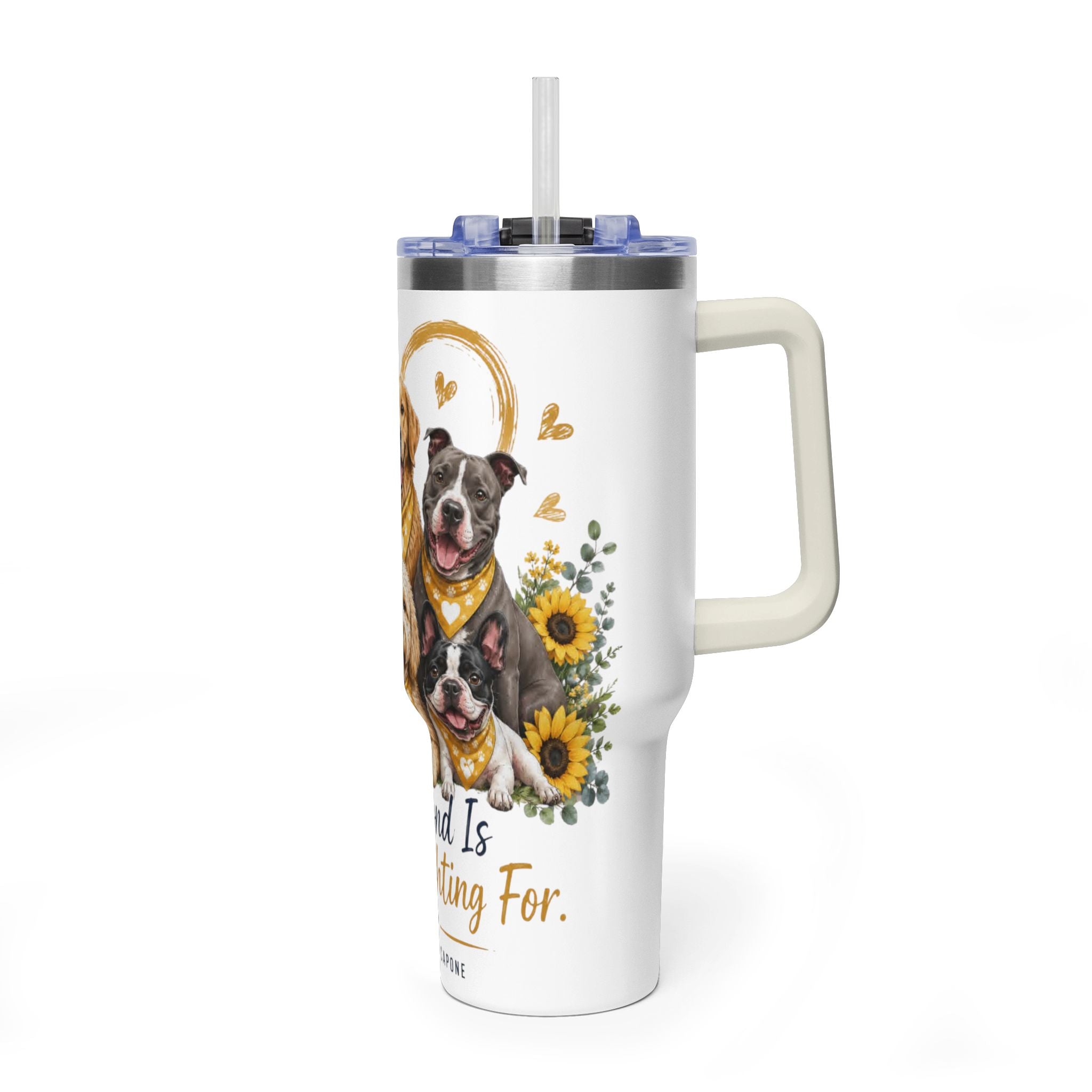 "The Bond Is Worth Fighting For" — 40oz Vacuum Tumbler