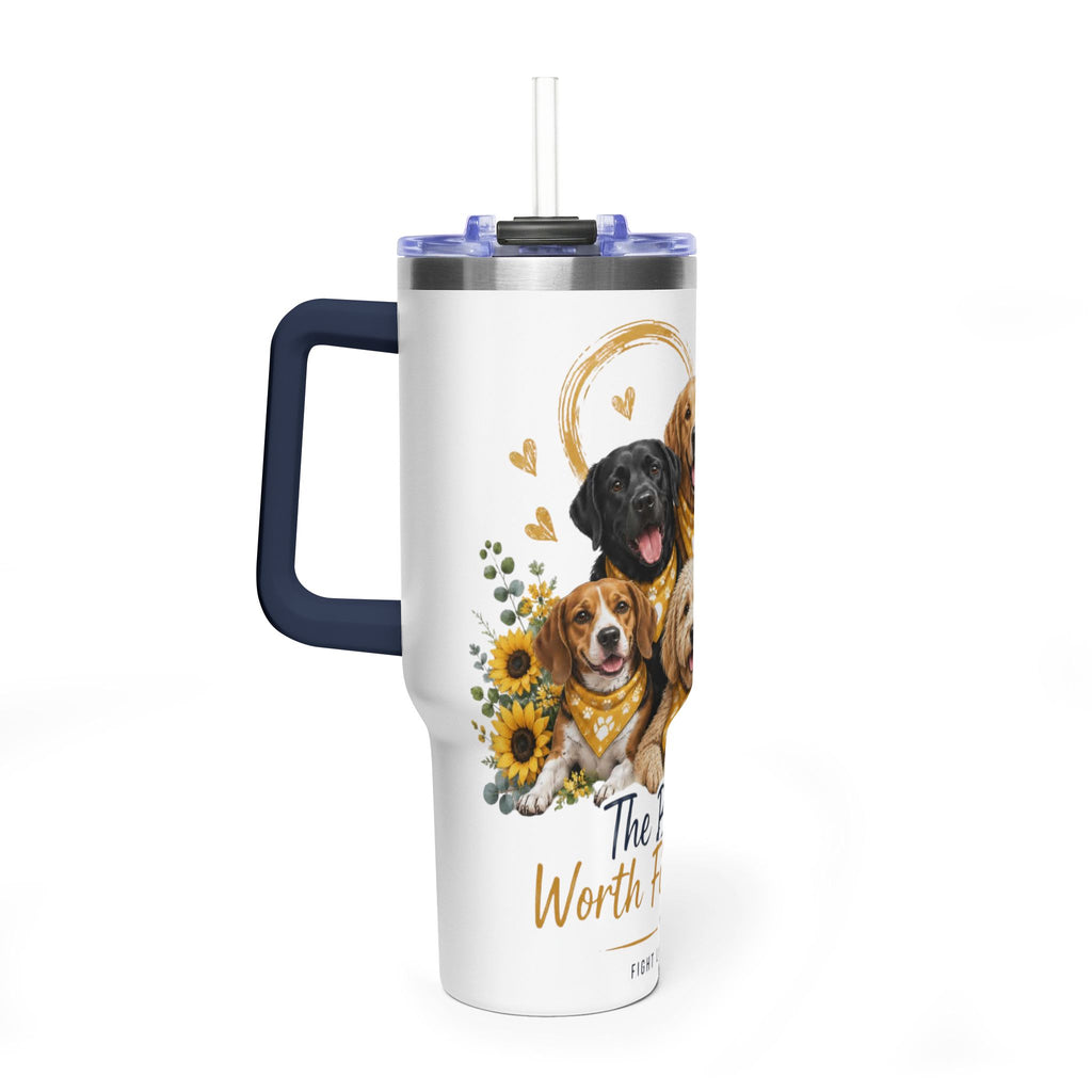 "The Bond Is Worth Fighting For" — 40oz Vacuum Tumbler